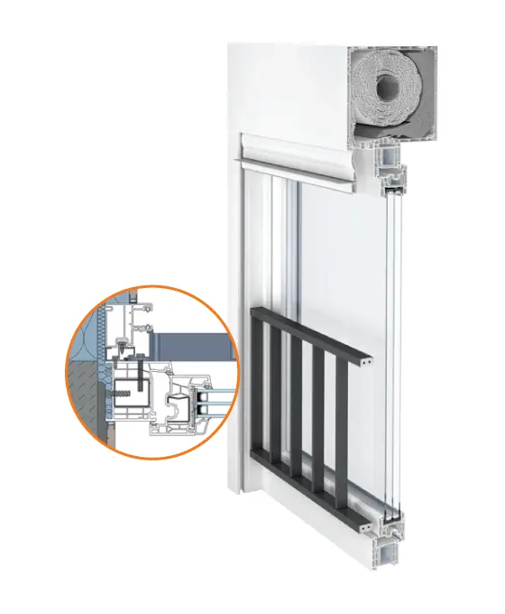 Integrirani sustav, aluminijska ograda